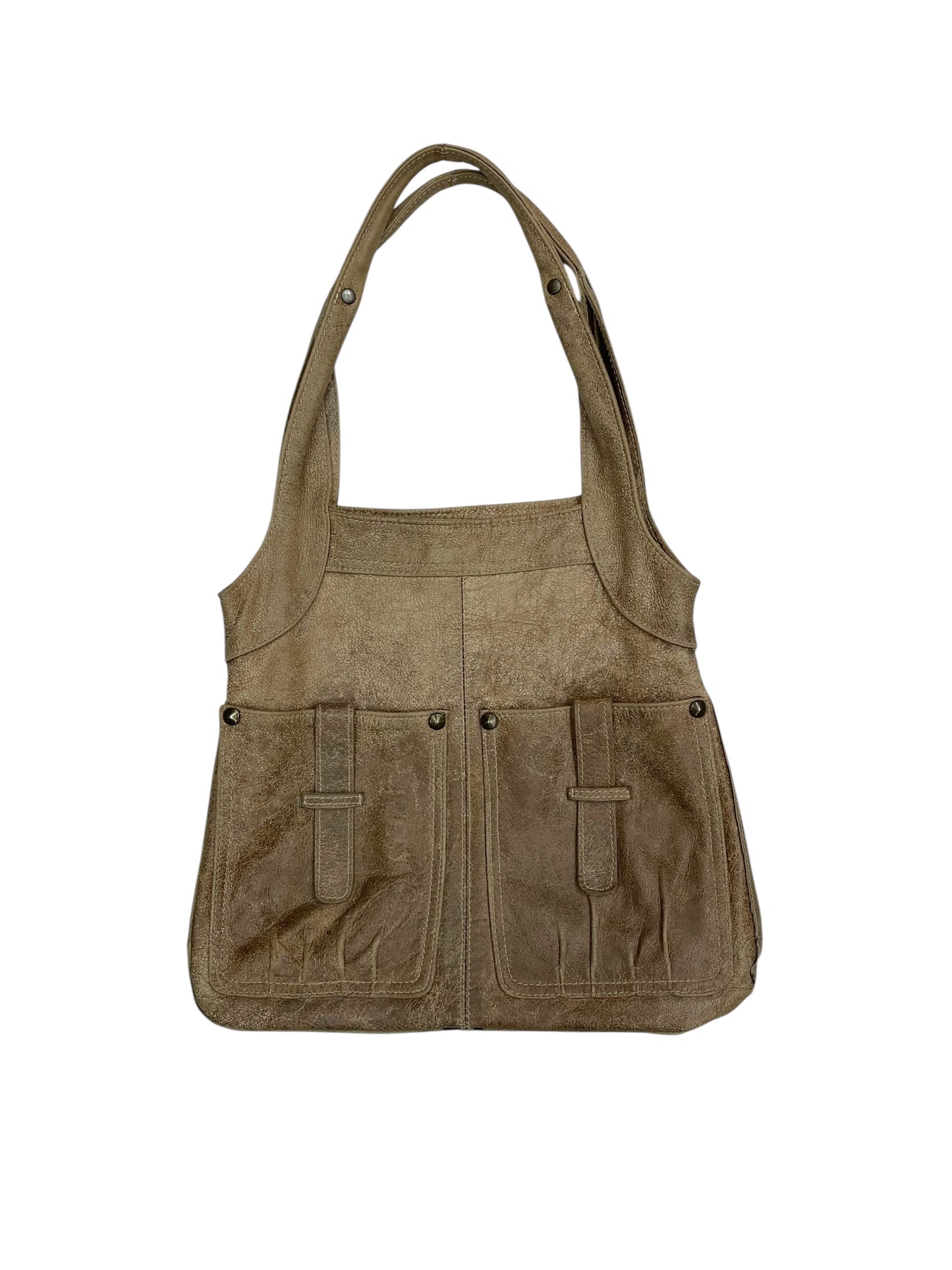 Cartera tipo tote cuero