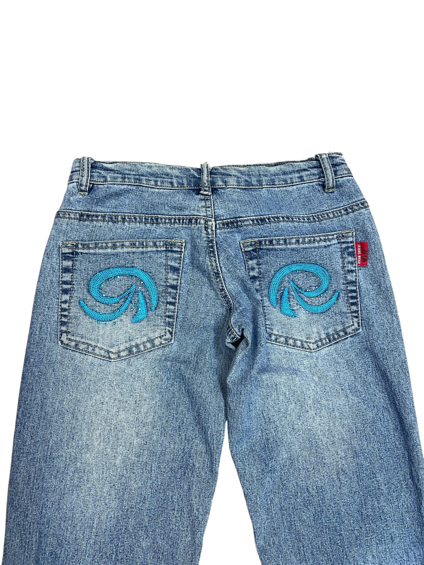 Jean oxford con bordados