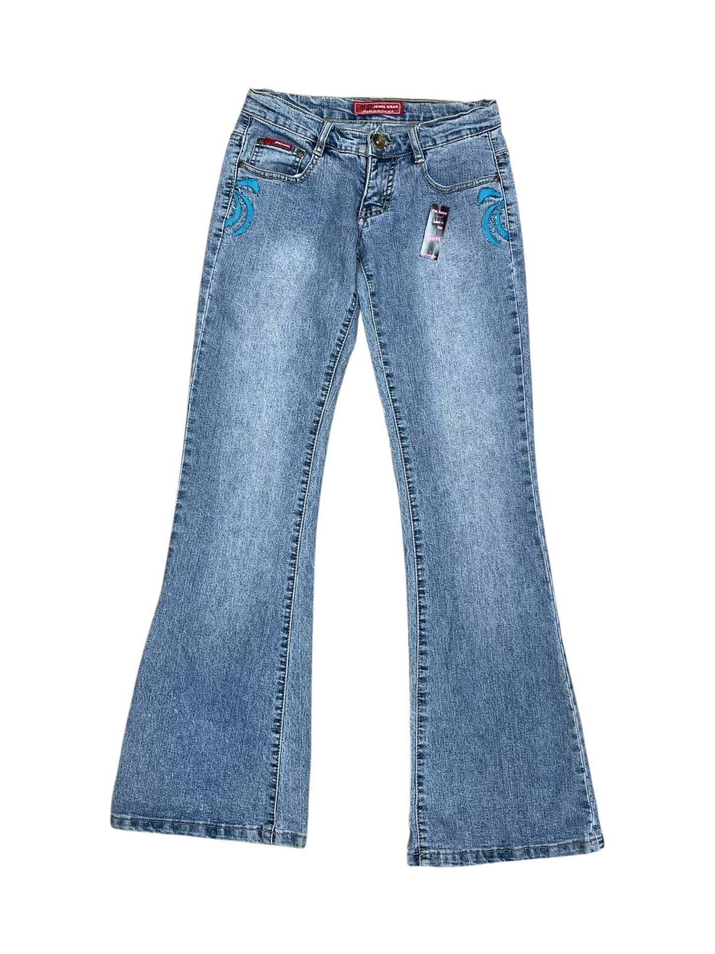 Jean oxford con bordados