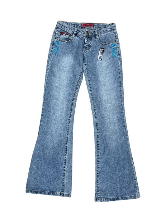Jean oxford con bordados