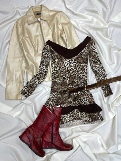 Vestido leopardo