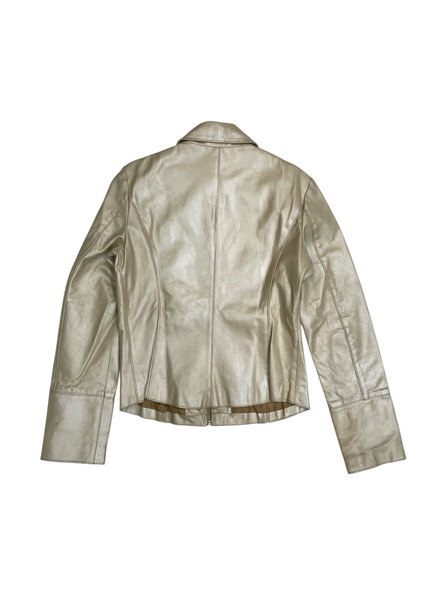 Chaqueta cuero italiana